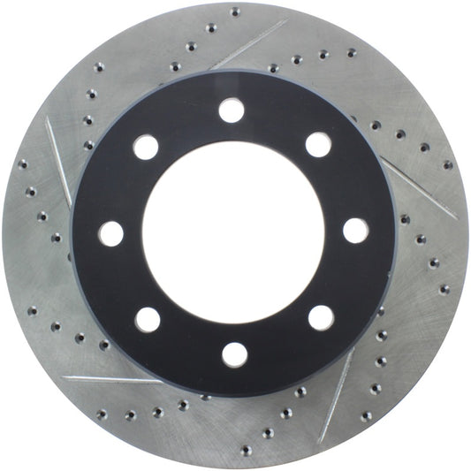 Stoptech 127.67072R StopTech Slotted & Drilled Sport Brake Rotor