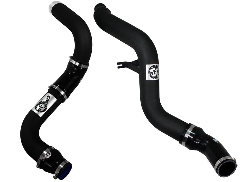 aFe 46-20174-B Bladerunner 3in Black Intercooler Hot and Cold Side Tubes 14-15 Dodge RAM 1500 EcoDiesel V6 3.0L