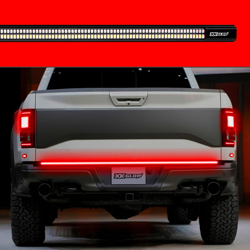 XKGLOW XK041023 XK Glow Truck Tailgate Light w/ Chasing Turn Signal & Built-in Error Canceller - 3rd gen 60in