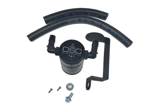 J&L 3061P-B 05-23 Dodge Charger 5.7L Hemi Passenger Side Oil Separator 3.0 - Black Anodized
