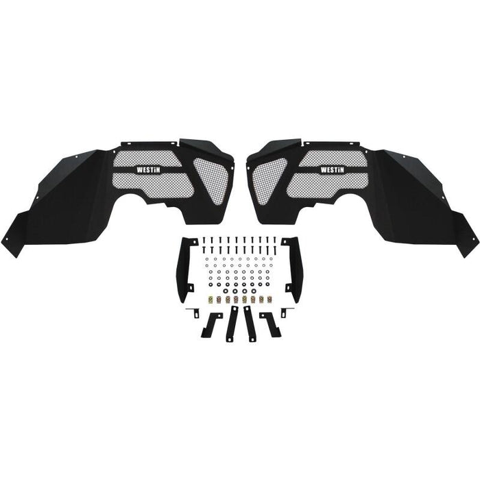 Westin 62-11005 07-18 Jeep Wrangler JK Inner Fenders - Front - Textured Black