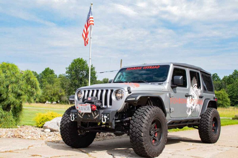 Fishbone Offroad FB22341 07-18 Jeep Wrangler JK Barracuda Modular Front Bumper - Base
