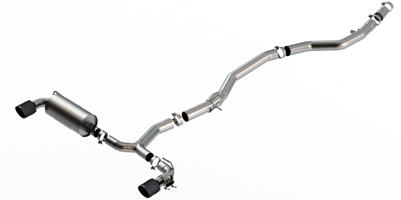Borla 140826CFBA 2020 Toyota Supra GR 3.0L I6 3in ATAK Catback Exhaust - Carbon Fiber Tips