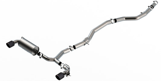 Borla 140826CFBA 2020 Toyota Supra GR 3.0L I6 3in ATAK Catback Exhaust - Carbon Fiber Tips