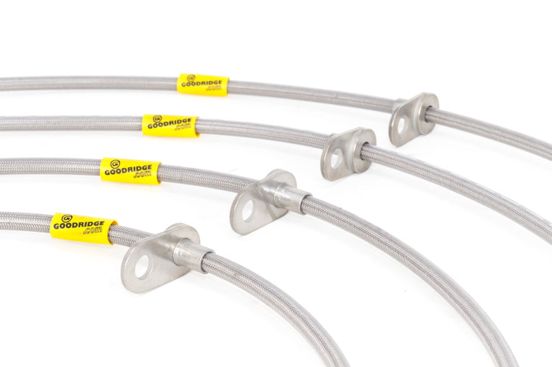 Goodridge 20024 06-11 Honda Civic (Rear Disc Models) Stainless Steel Brake Line Kit