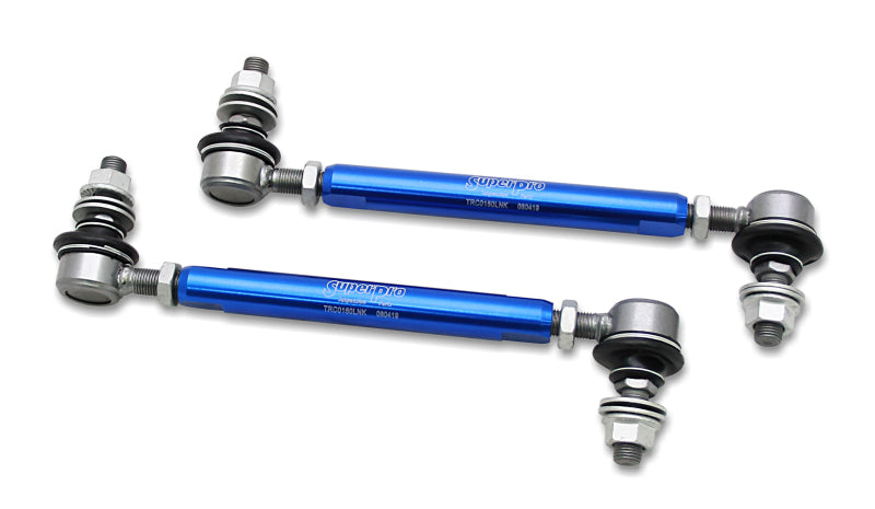 Superpro TRC12160 SuperPro 2013 Scion FR-S Base Front HD Adjustable End Link Set (12mm Studs 210mm-260mm Length)