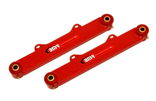 BMR Suspension TR002R BMR 10-15 5th Gen Camaro Rear Non-Adj. Toe Rods (Polyurethane) - Red