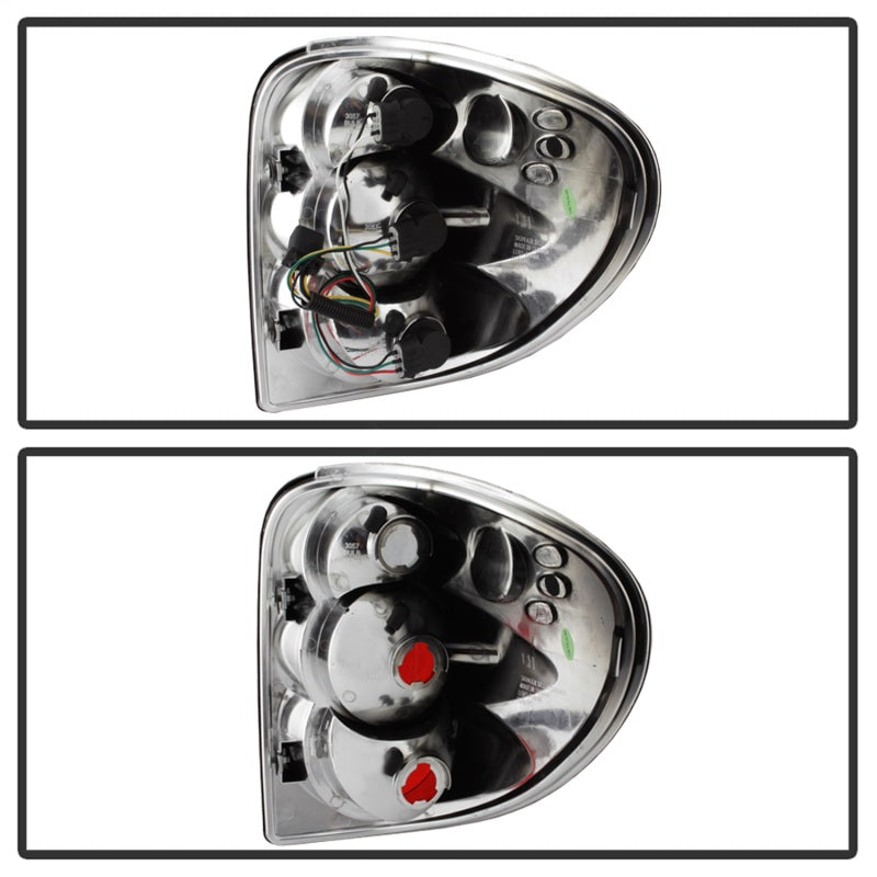 SPYDER 5002211 Spyder Dodge Caravan/Grand Caravan 01-07 Euro Style Tail Lights Black ALT-YD-DC01-BK