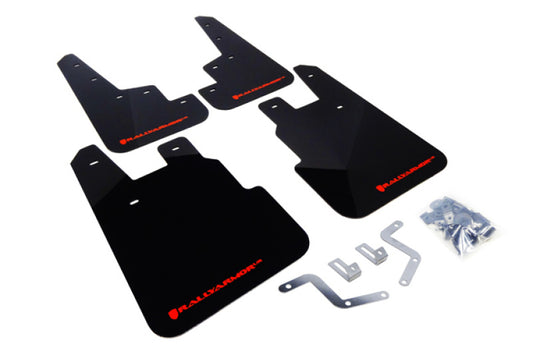 Rally Armor MF28-UR-BLK/RD 14-18 Subaru Forester Black Mud Flap w/ Red Logo