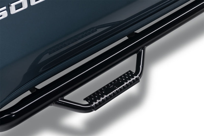 N-Fab C1980CC Nerf Step 2019 Chevy/GMC 1500 Crew Cab - Cab Length Gloss - Black - 3in