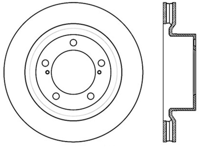 Stoptech 120.44156CRY Performance Brake Rotor 13-15 Toyota Sequoia/Tundra