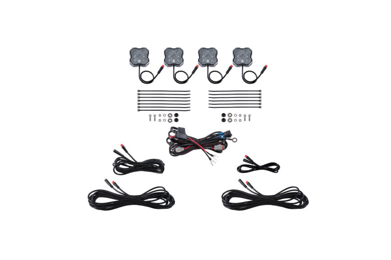 Diode Dynamics DD7740 Diode Dyanmics RGBW Rock Light Installer Kit (4-pack)