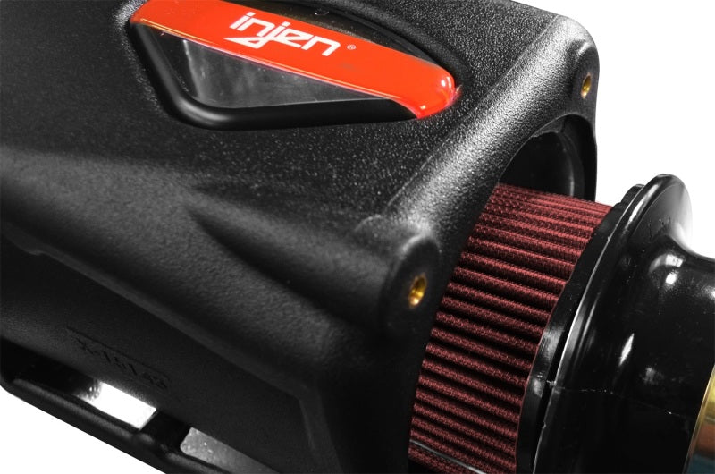 Injen PF5005WBC 2018+ Jeep Wrangler JL V6-3.6L Wrinkle Black Oiled Power-Flow Air Intake System