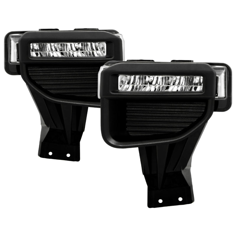 SPYDER 9051135 Spyder 20-22 Ford F250/F350 Super Duty OEM Full LED Fog Lights W/ Switch - Clear