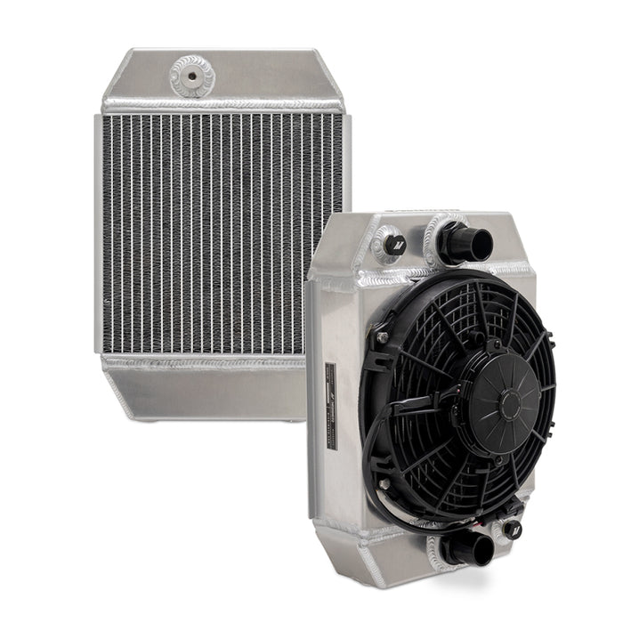 Mishimoto MMRAD-UNI-DRGN Universal Drag Race Performance Aluminum Radiator - Natural
