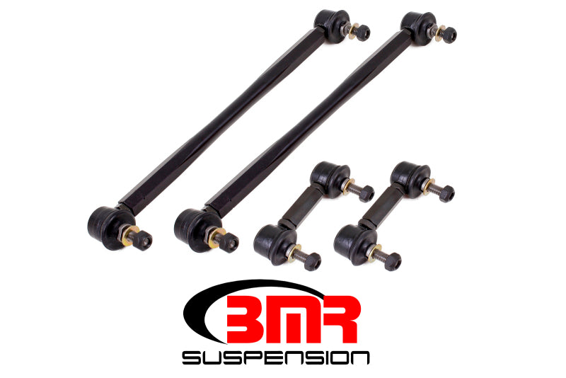 BMR Suspension ELK004 BMR 10-11 5th Gen Camaro Front and Rear Sway Bar End Link Kit - Black