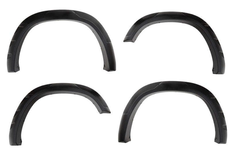 Bushwacker 40944-02 2019 Chevrolet Silverado 1500 w/ 69.3in Fleetside Bed DRT Style Flares 4pc - Black
