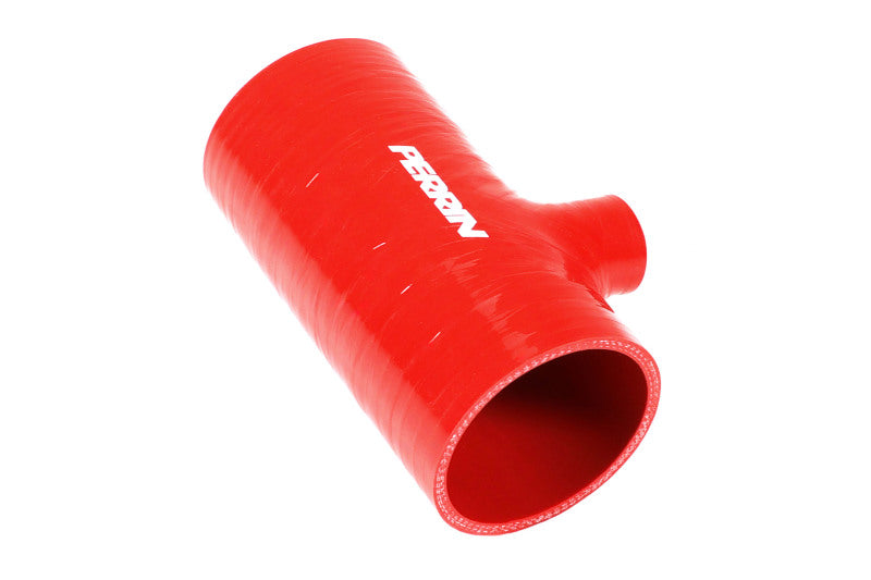 Perrin Performance PSP-INT-426RD PERRIN 22-24 Subaru WRX / 20-25 LGT & OBXT Turbo Inlet Hose w/Turbo Adapter Flange (Short) - Red