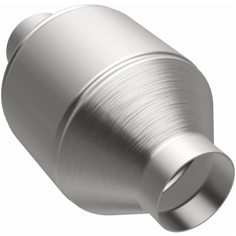 Magnaflow 51655 MagnaFlow Conv Univ 2.25in Inlet/Outlet Center/Center Round 3in Body L x 5in W x 8.75in Overall L