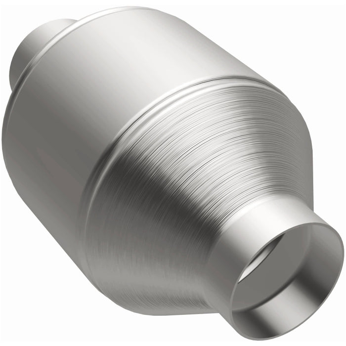 Magnaflow 51655 MagnaFlow Conv Univ 2.25in Inlet/Outlet Center/Center Round 3in Body L x 5in W x 8.75in Overall L