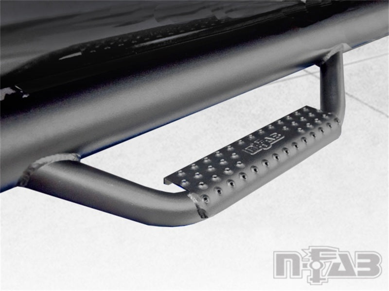 N-Fab T0786QC-TX Nerf Step 07-17 Toyota Tundra Double Cab 6.5ft Bed - Tex. Black - W2W - 3in