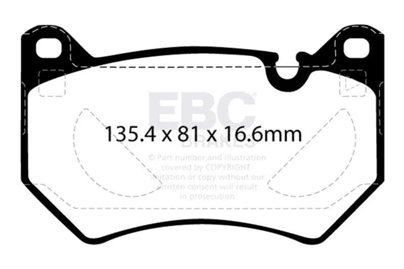 EBC DP42436R 2018+ Audi Q5 FY 2.0T Yellowstuff Front Brake Pads
