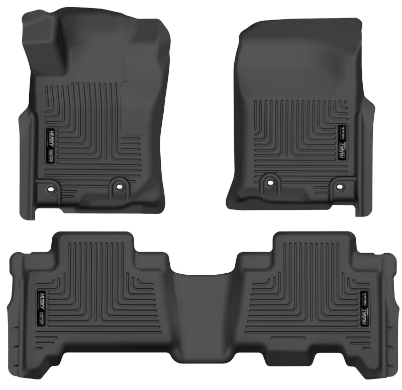 Husky Liners 99571 2013 Toyota 4Runner WeatherBeater Black Front & 2nd Seat Floor Liners