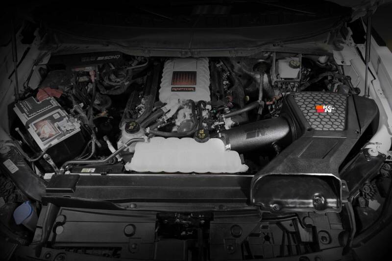 K&N Engineering 63-2624 K&N 23-24 Ford F150 Raptor R 5.2L V8 Performance Air Intake System