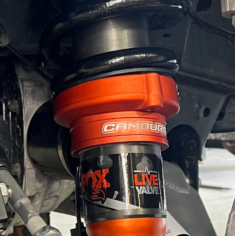 Camburg CAM-110227-ORG Ford Raptor 21-23 1.5in Front Spring Preload Spacer Kit (Fox Orange)