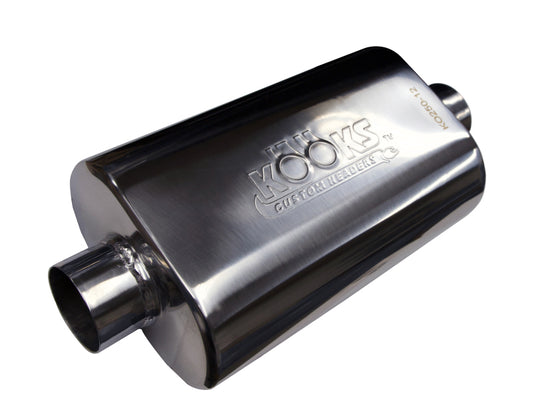 Kooks Headers KO250-12 Kooks Universal 2 1/2in Center/Center Oval Muffler (4x8x12)