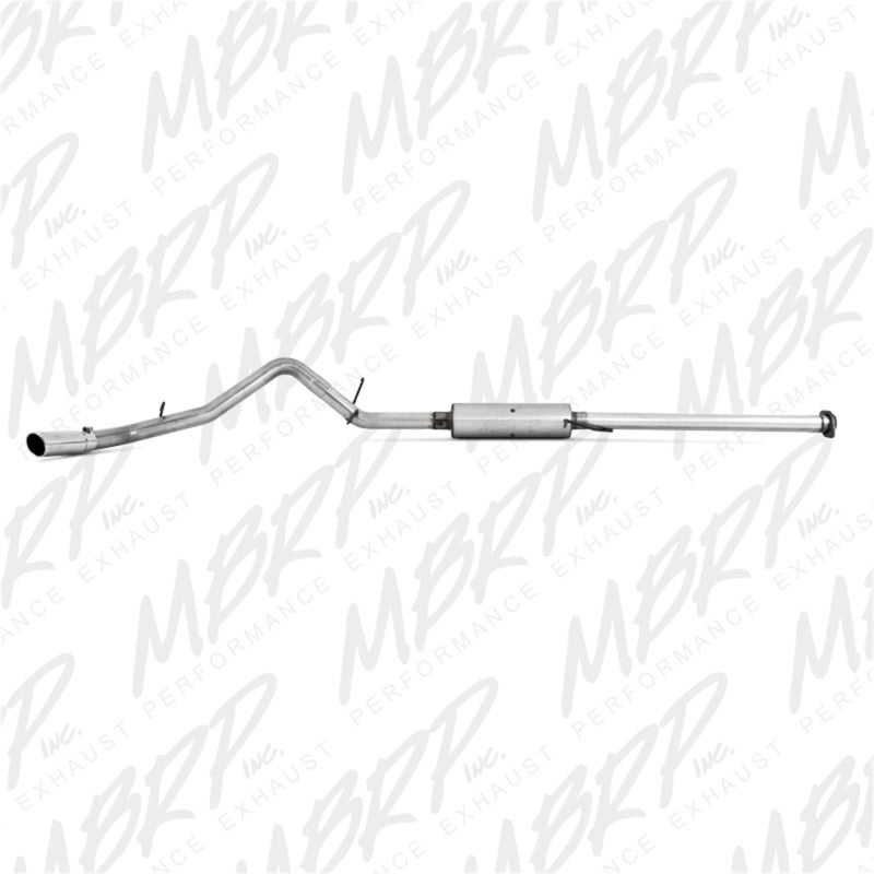 MBRP S5036AL 2007-2008 Chev/GMC 1500 (Next Gen.) CC EC 66 bed 4.8/5.3L Cat Back Single Side