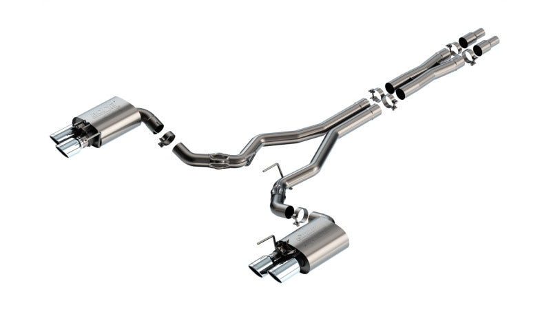 Borla 140963 2024 Ford Mustang GT 5.0L V8 w/ Active Exhaust ATAK Cat-Back Exhaust System