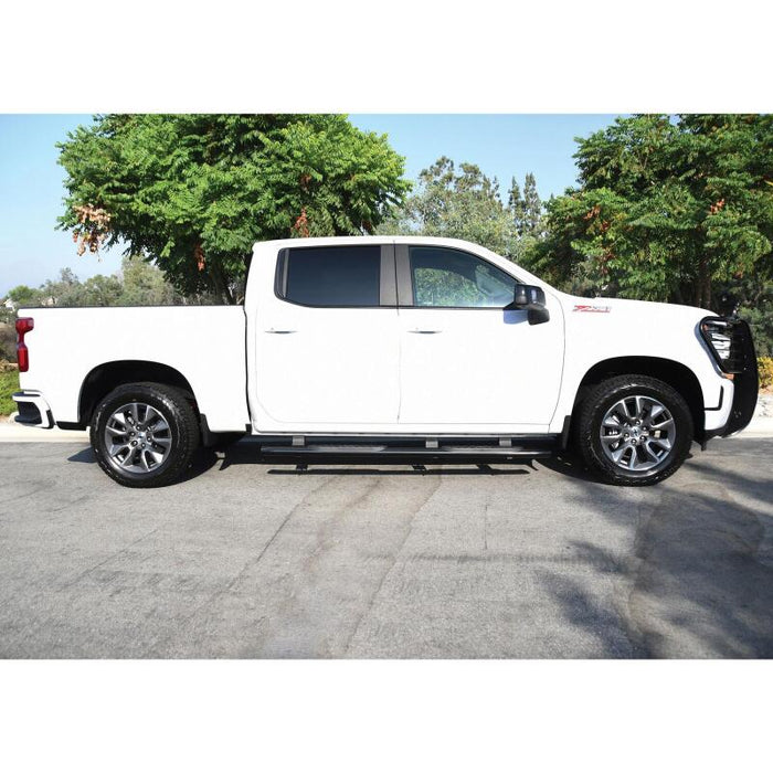 Westin 21-24135 2019-2026 Chevy Silverado/Sierra 1500 Crew Cab Non LD PRO TRAXX 4 Oval Nerf Step Bars - Black