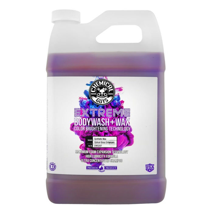 Chemical Guys CWS207 Extreme Body Wash Soap + Wax - 1 Gallon
