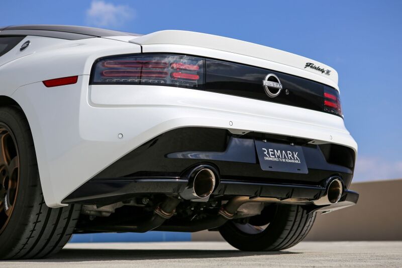 Remark RO-TT35-D REMARK 2023+ Nissan Z Burnt Stainless Double Wall Tip Axle Back Exhaust