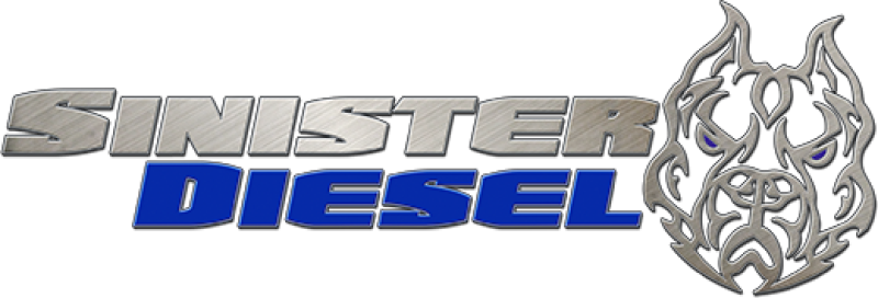 Sinister Diesel SD-5-6-BLK Universal Black Ceramic Coated Stainless Steel Exhaust Tip (5in to 6in)