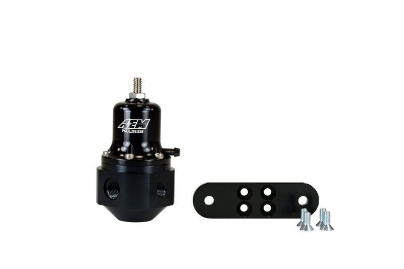 AEM 25-305BK High Capacity Universal Black Adjustable Fuel Pressure Regulator
