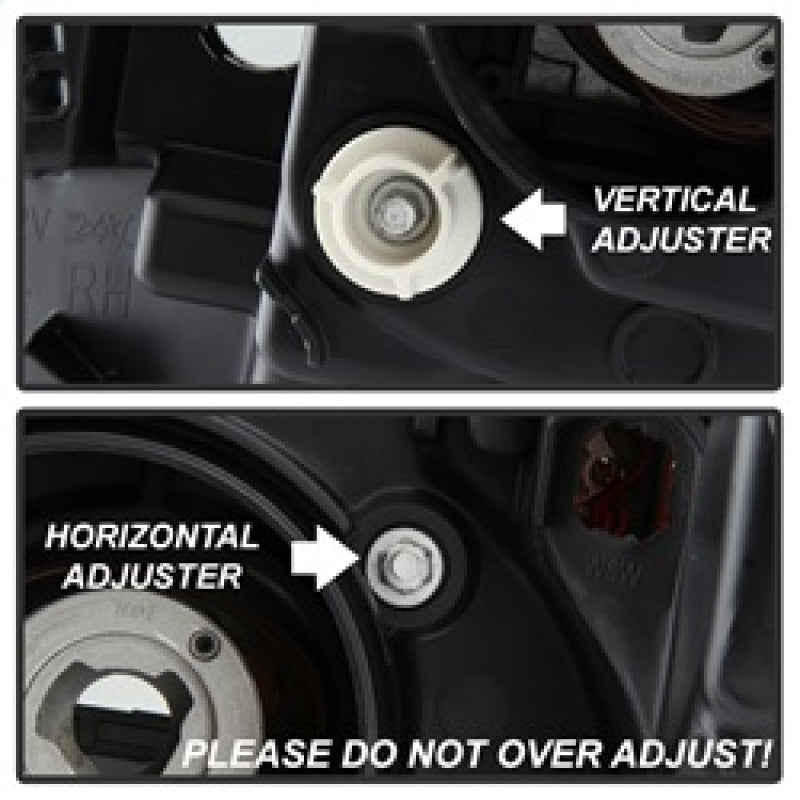 SPYDER 5080165 Spyder Toyota Tundra 2014-2016 Projector Headlights Light Bar DRL Black Smoke PRO-YD-TTU14-DRL-BSM