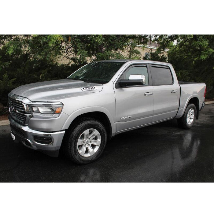 Westin 72-35407 19-22 RAM 1500 Crew Cab(Excl. 19-22 RAM 1500 Classic) In Channel Wind Deflector 4pc - Smoke