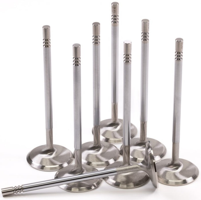 GSC Power Division 2154-8 GSC P-D Ford Mustang 5.0L Coyote Gen 1/2 38.27mm Head (+1mm) Chrome Polished Intake Valve - Set of 8