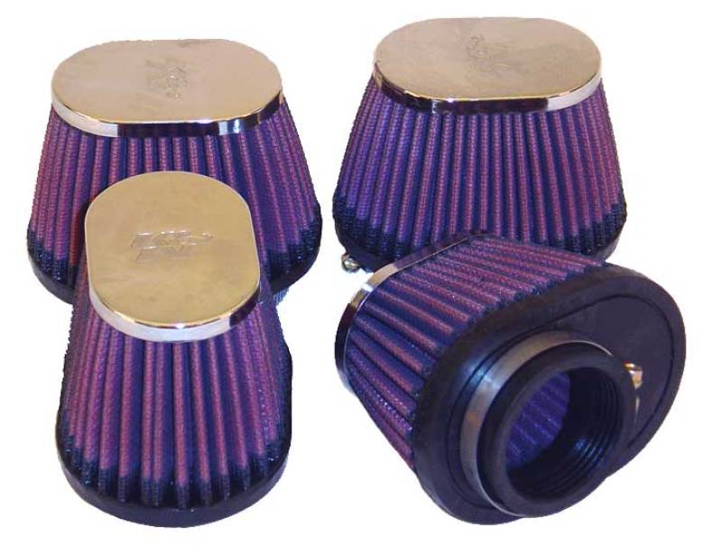 K&N Engineering RC-2454 K&N Universal Chrome Filter 1.75in Flange ID / 4in Length x 2.875in Width Base / 2.75in Height