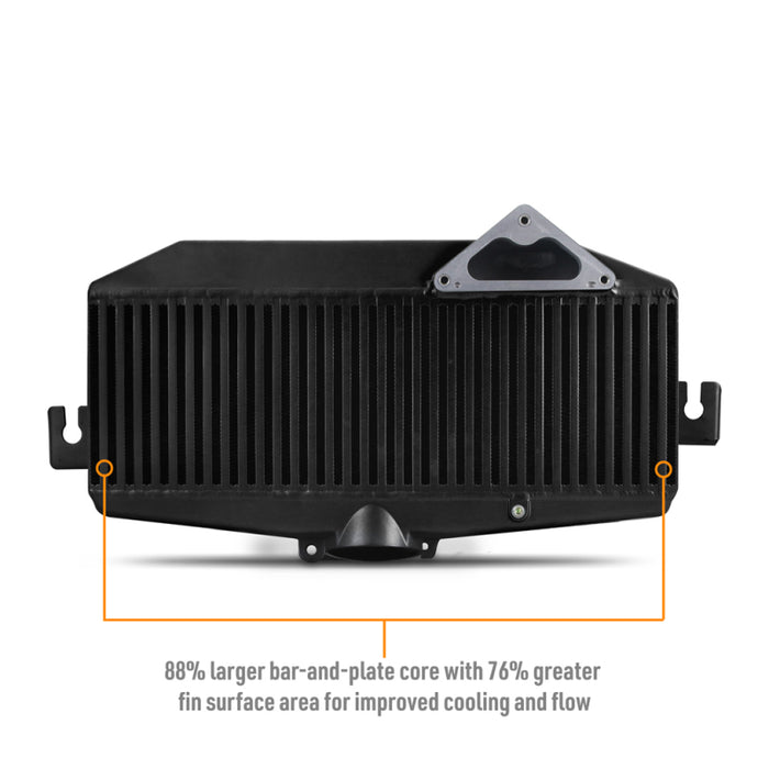 Mishimoto MMTMIC-WRX-22BK 2022+ Subaru WRX Top-Mount Intercooler - Black