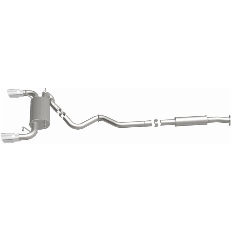 Magnaflow 15157 MagnaFlow 13 Scion FR-S / 13 Subaru BRZ Dual Split Rear Exit Stainless Cat Back Performance Exhaust