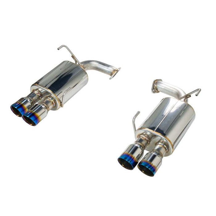 Remark RO-TTVA-DM 15-21 Subaru WRX/STI VA Axle Back Exhaust w/Burnt Stainless Steel Dual Wall Tip