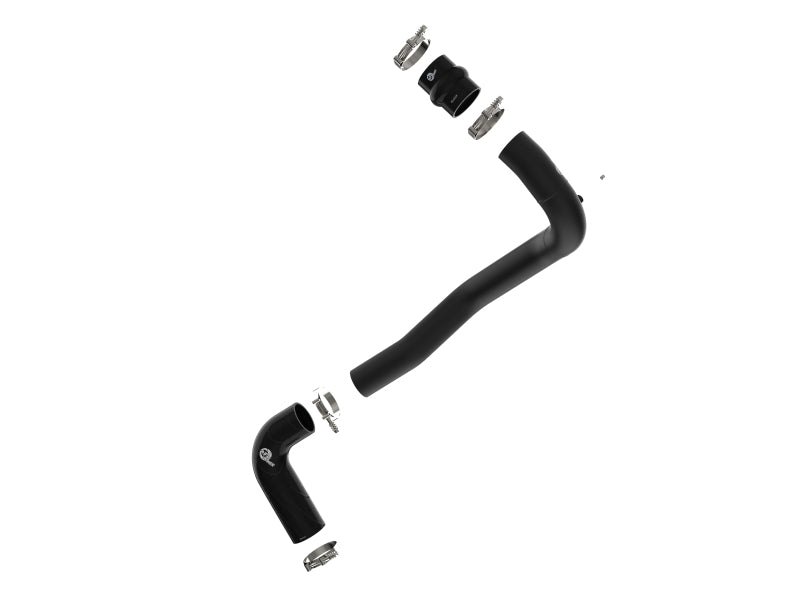 aFe 46-20079-B afe 08-10 Ford Trucks V8-6.4L (td) BladeRunner 3 IN Aluminum Hot Charge Pipe - Black