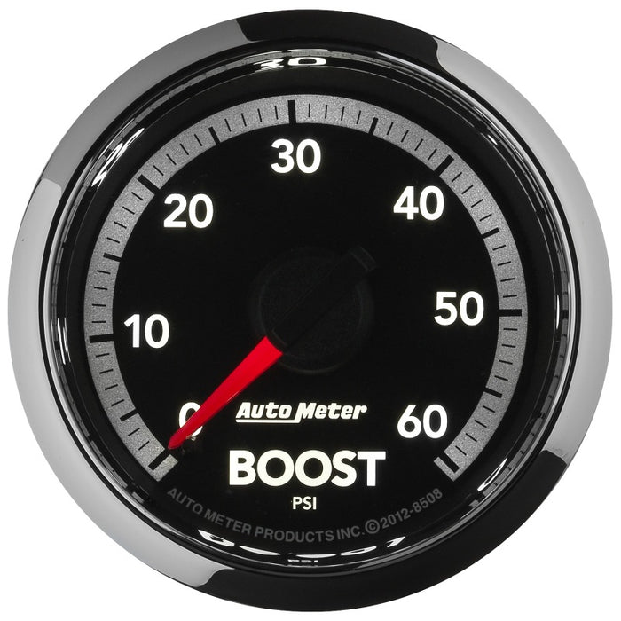 AutoMeter 8508 Autometer Gen4 Dodge Factory Match 52.4mm Mechanical 0-60 PSI Boost Gauge