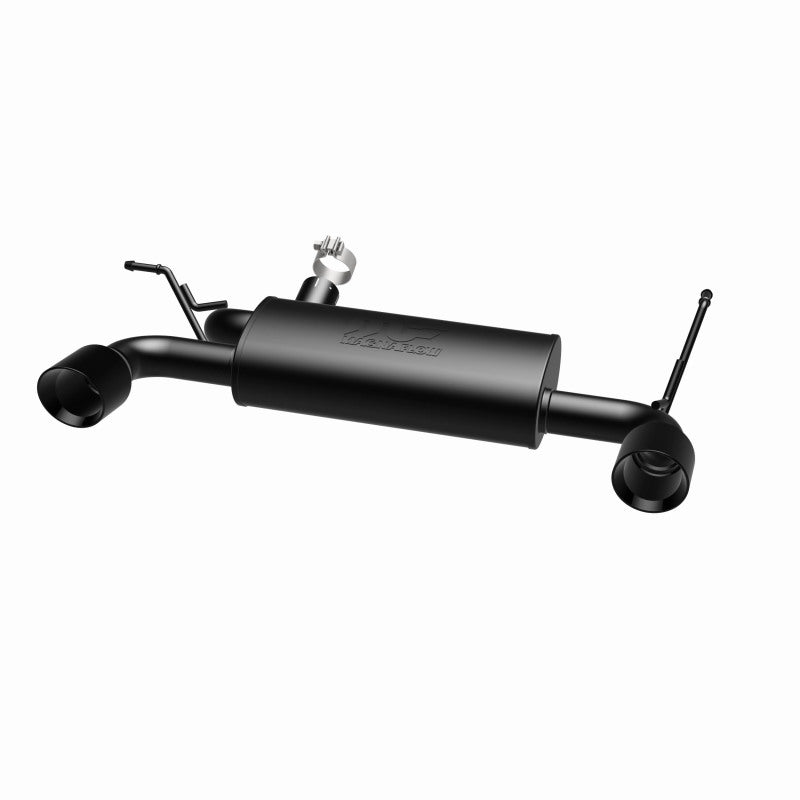 Magnaflow 15160 MagnaFlow 07-17 Jeep Wrangler JK 3.8/3.6L Dual Split Rear Exit Black Axle-Back Exhaust