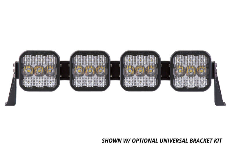 Diode Dynamics DD6795 SS5 Sport Universal CrossLink 4-Pod Lightbar - Yellow Combo