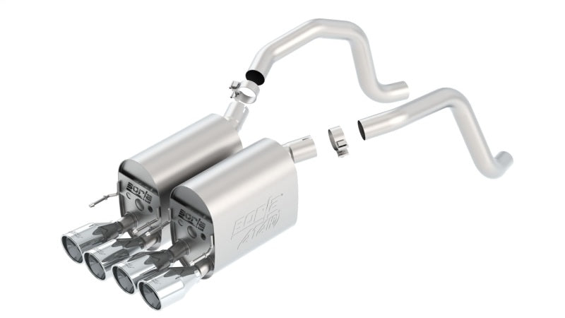 Borla 11816 05-08 Chevrolet Corvette Coupe/Conv 6.0L/6.2L 8cyl Aggressive ATAK Exhaust (rear section only)