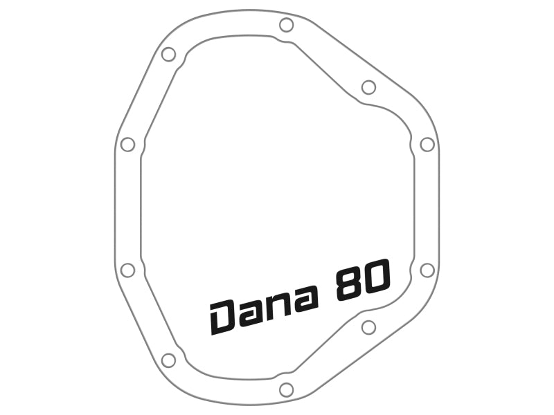 aFe 46-70030 Rear Differential Cover (Raw; Street Series); Dodge Diesel Trucks 94-02 L6-5.9L (td)